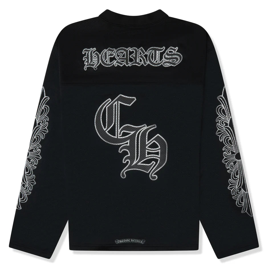 Chrome Hearts Stadium Mesh L/S Black Jersey
