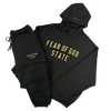 Fear of God Essentials Fleece Tracksuit Gold Black