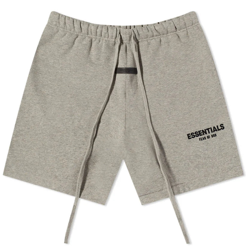 Fear of God Essentials Logo Sweat Short Dark Oatmeal