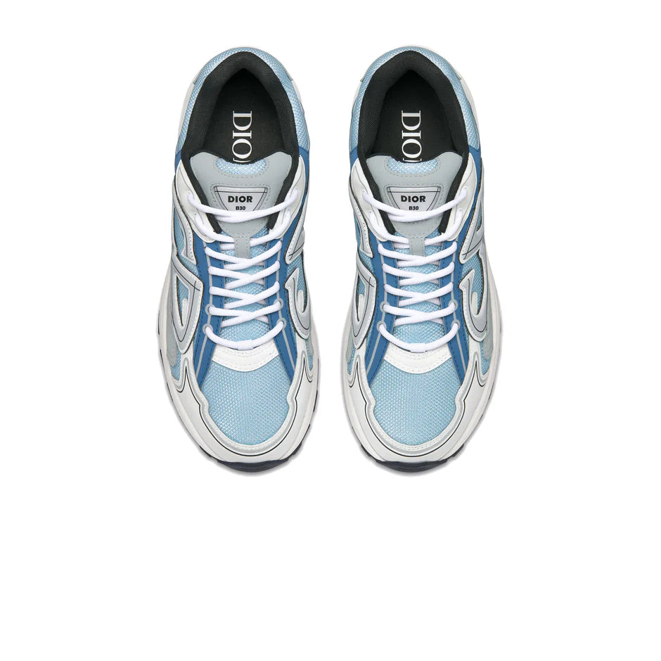 Dior B30 Mesh Light Blue Grey Trainer