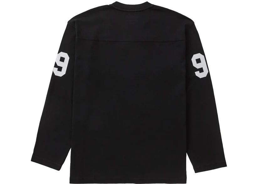 Supreme 99 L/S Football T Shirt Black