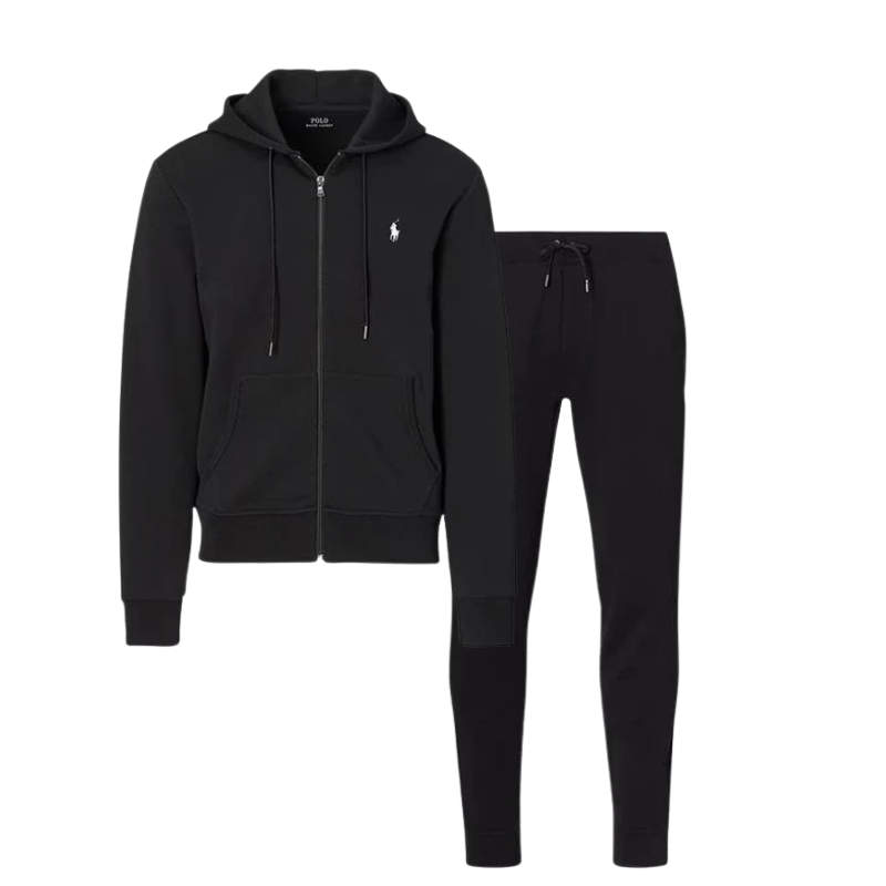 Ralph Lauren Double Knit Tracksuit Black