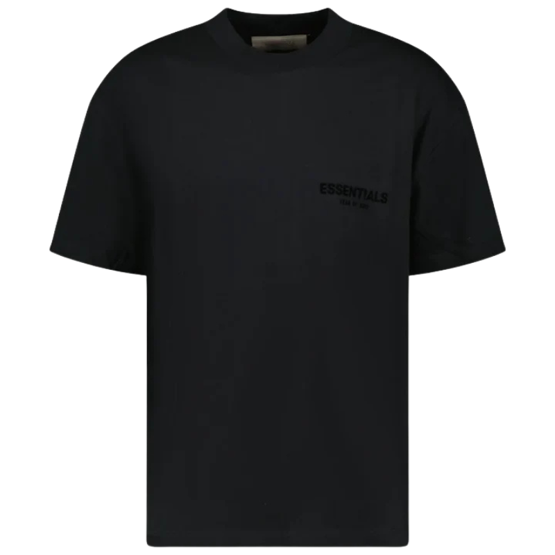 Fear of God Essentials Logo T Shirt Black