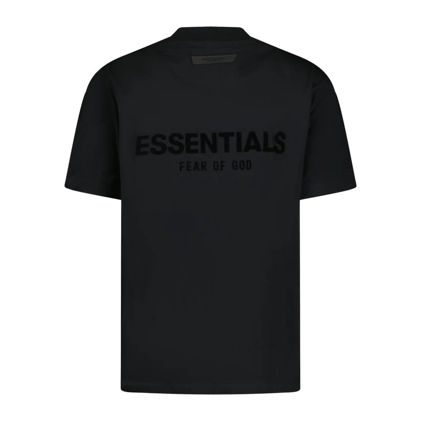 Fear of God Essentials Logo T Shirt Black