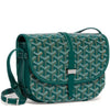 Goyard Goyardine Belvedere II Green PM Messenger Bag